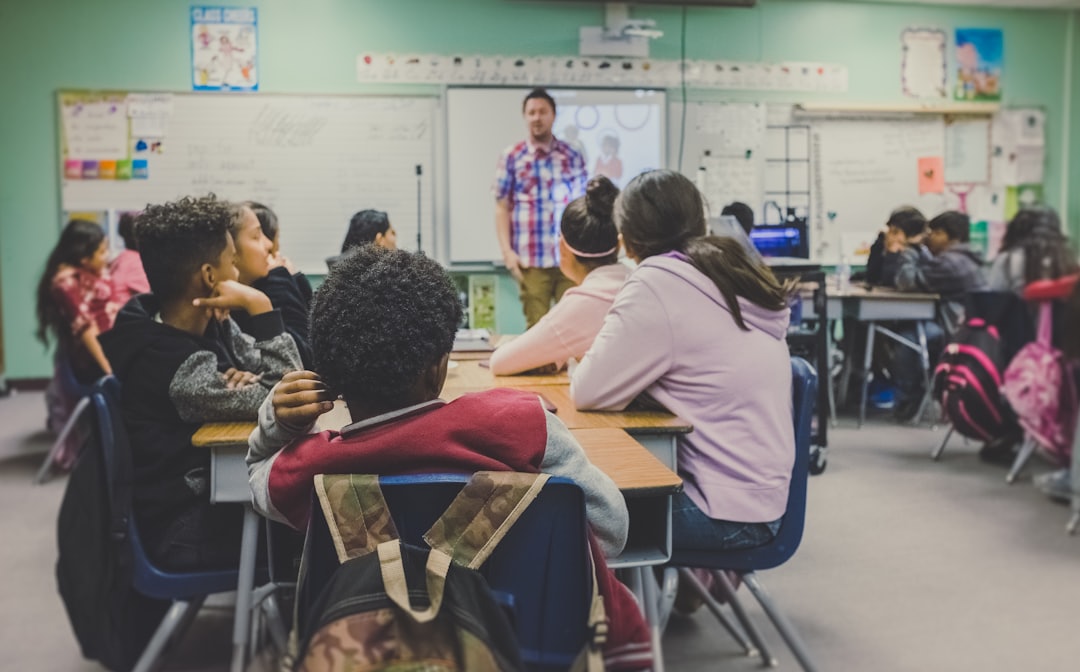 Students in a classroom with a teacher